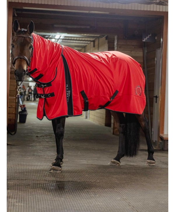 Попона софт-шелл FAVORITE HORSE R-protection (красный)
